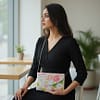 3ce657ce-16a5-4819-bee6-04429c82c260 Ivory Bloom Handcrafted Floral Beaded Clutch