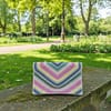 deca4744-7d3d-453e-a4df-187514808928 Meadow Stripe Handcrafted Pastel Beaded Clutch