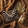 4 Amara Midnight Beaded Clutch