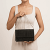 2 (3) Midnight Chevron Beaded Clutch Sling