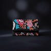 J Floral Embroidered Clutch Bag