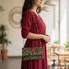 Floral Beaded Evening Clutch