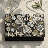 Midnight Dragonfly Bloom Clutch
