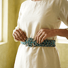 Turquoise Beaded Stretch Waist Belt