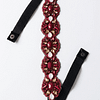 pomelli_photoshoot_image_9_16_0518 (33) Ruby Red Floral Embellished Stretch Waist Belt