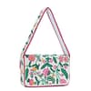Elegant Hand-Beaded Floral Shoulder Bag