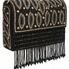 Midnight Glam Fringe Clutch