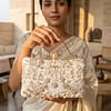 Pearl Crown Luxe Clutch