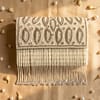 Ivory Fringe Luxe Clutch