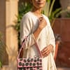 Avocado Pop Beaded Shoulder Bag