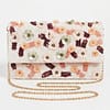 Blush Blossom Beaded Clutch Bag