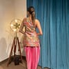 Floral Fusion Dhoti Co-ord Set