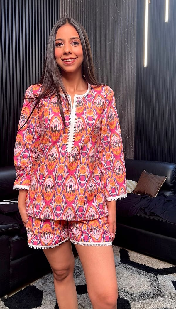 Sunset Ikat Lounge Co-ord Set