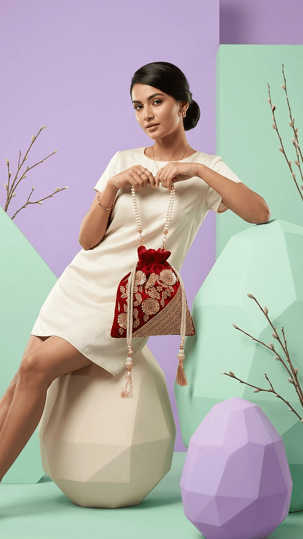 pomelli_photoshoot_image_9_16_0417 (12) Royal Velvet Embroidered Potli Bag