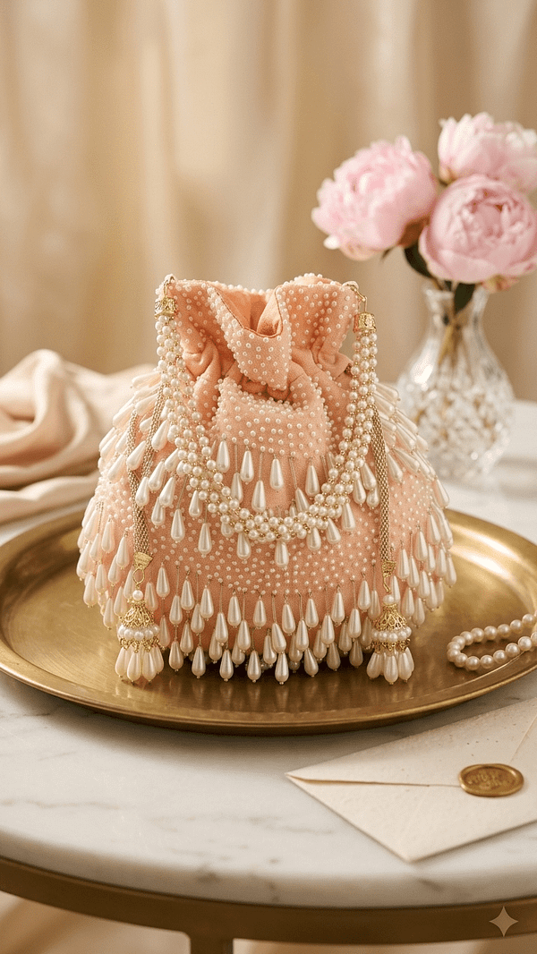 pomelli_photoshoot_image_9_16_0422 (18) Blush Pearl Embellished Potli Bag