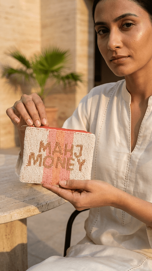 pomelli_photoshoot_image_9_16_0422 (21) Mahj Money Beaded Zip Coin Purse