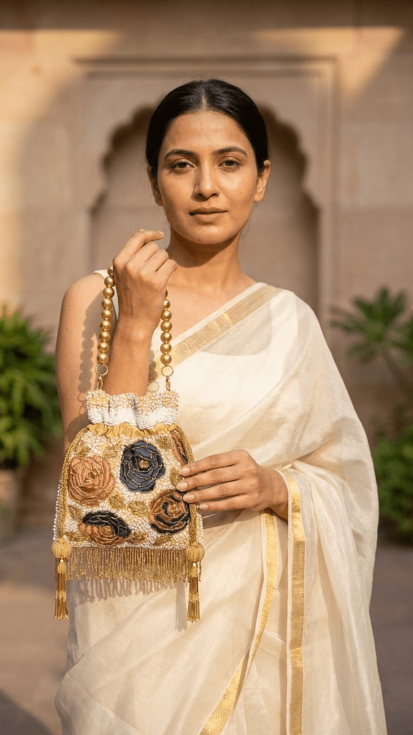 pomelli_photoshoot_image_9_16_0422 (9) Floral Pearl Embroidered Potli Bag