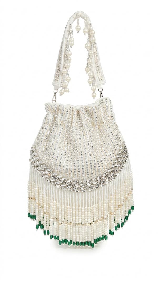 Pearl Cascade Potli Bag