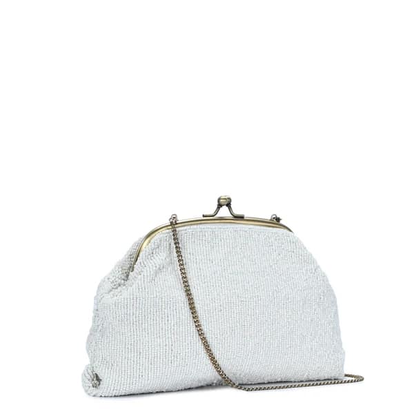 AIN-186White_Winners_2 Ivory Blossom Beaded Clutch