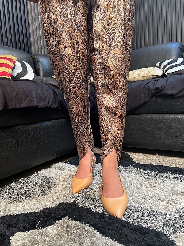 Golden Luxe Peplum Co-ord Set