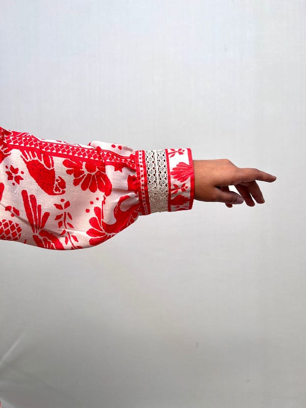 Scarlet Bloom Co-ord Set