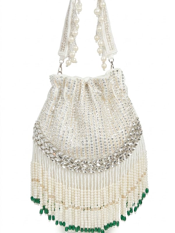 Pearl Cascade Potli Bag